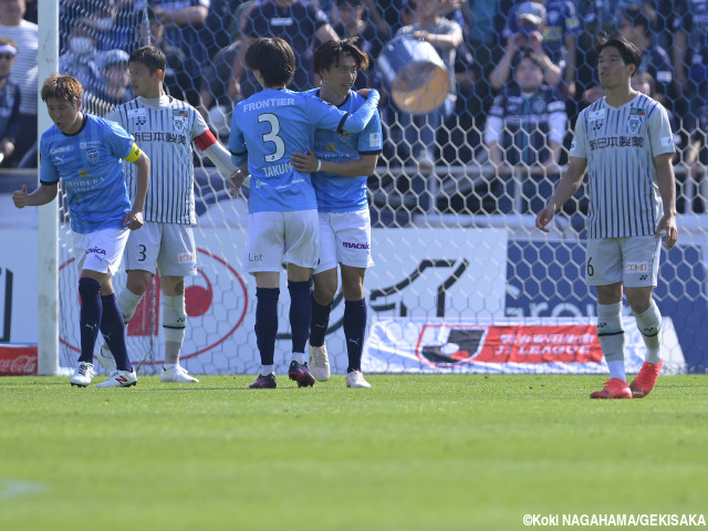 横浜FCが未勝利続くも最下位脱出! 上位福岡とドロー、エース小川航基が 
