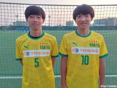 名門校の攻守の柱、DF梅木怜とFW横山夢樹がプロでの挑戦を決意。自覚を