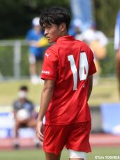 総体]2日連続のスーパーゴール。「14」MF名和田が神村学園を全国