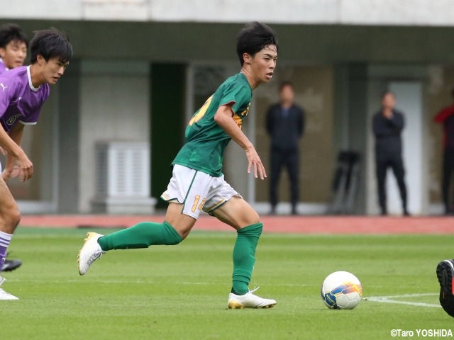 静岡学園の1ボランチ務める“心臓”は選手権でブレイクも。MF森崎澄晴は見る人を魅了するサッカーと結果も求める