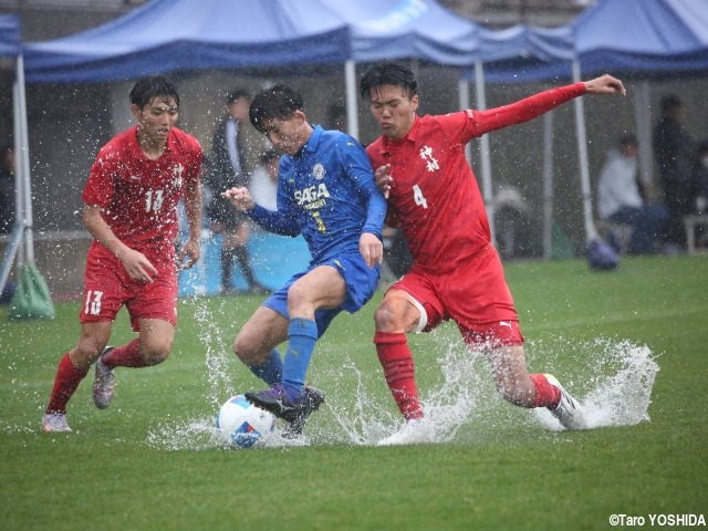 [新人戦]神村学園が雨中の戦いに順応。球際で勝り、技術力も発揮して3-0で決勝進出:九州