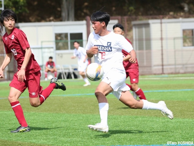 [関西U-16 ～Groeien～]FW吉良志遠が目標の先輩のようなハードワークで決勝点演出。履正社が1-0で開幕白星