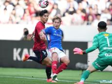 3日前と異なる躍動見せた横浜FM井上健太「昨日カツくんと2時間くらい試合を見て…」