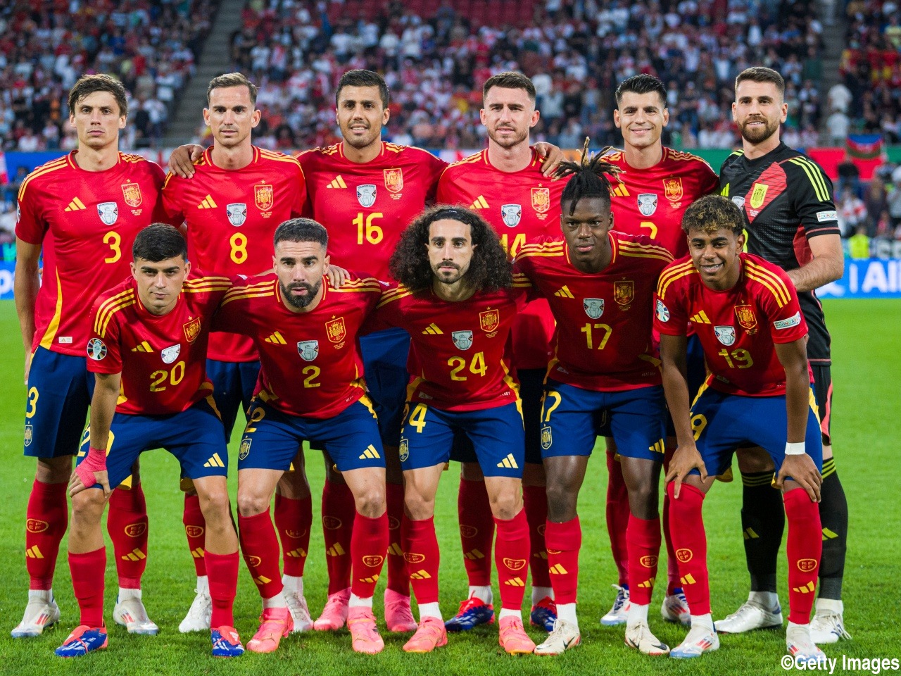 スペインはジョージアに先制点献上も怒涛の4発で逆転勝利! 準々決勝でドイツと激突へ(14枚)