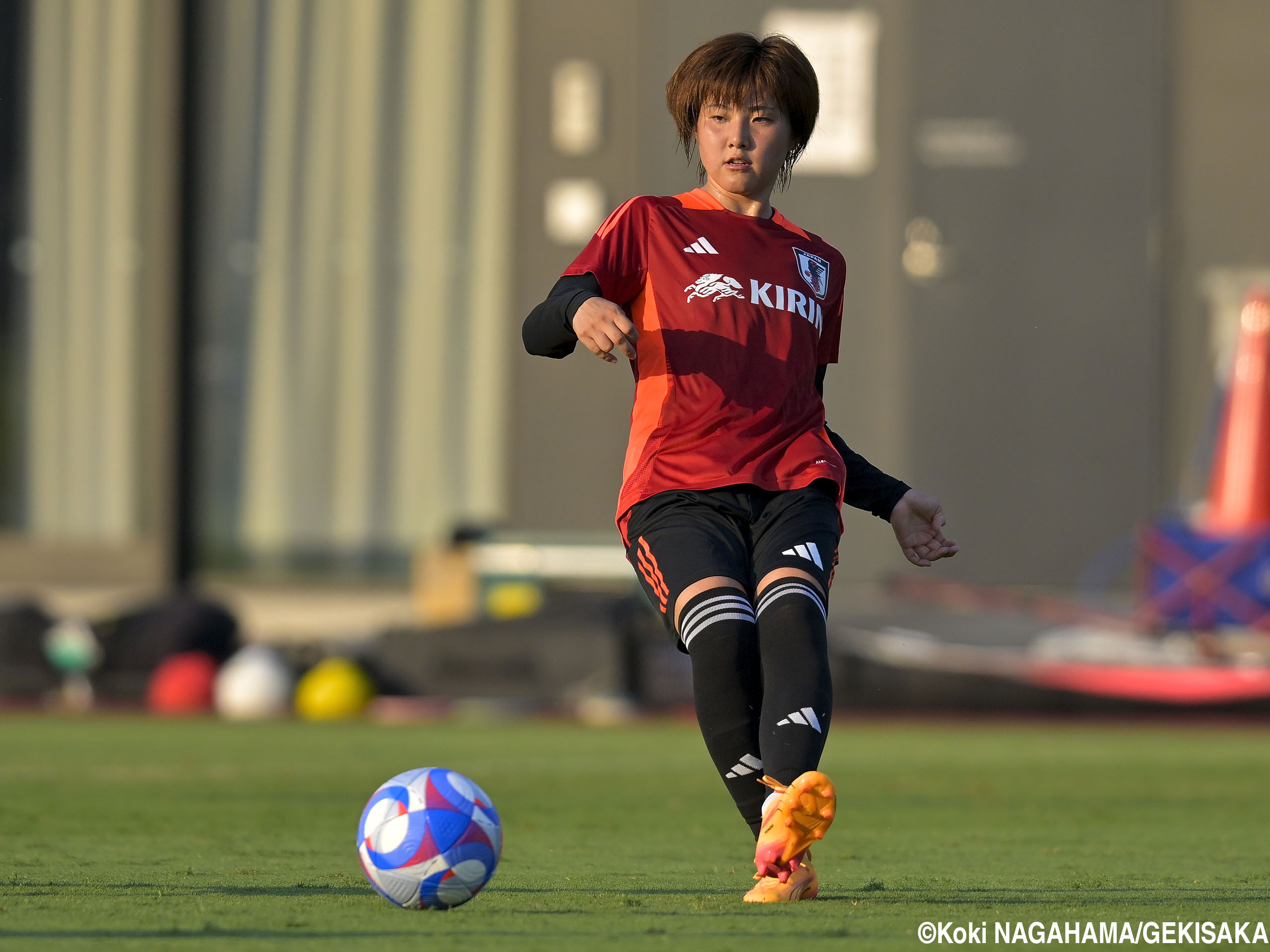 パリ五輪へ始動! なでしこJが国内合宿初日のトレーニング:林穂之香、長野風花(14枚)