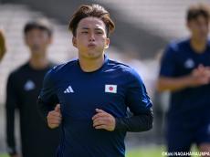 いざパリ五輪初戦へ! U-23日本代表メンバー大畑歩夢(7枚)