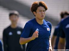 いざパリ五輪初戦へ! U-23日本代表メンバー平河悠(5枚)