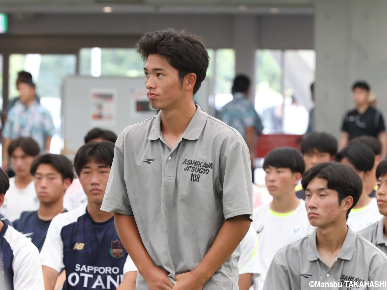 [総体]U-17W杯戦士のFW高岡、MF名和田も開会式出席(39枚)