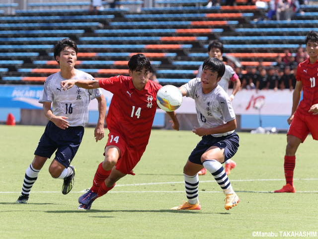 FW名和田我空の今大会9得点目で1-0勝利!神村学園が初のインハイ決勝進出!!