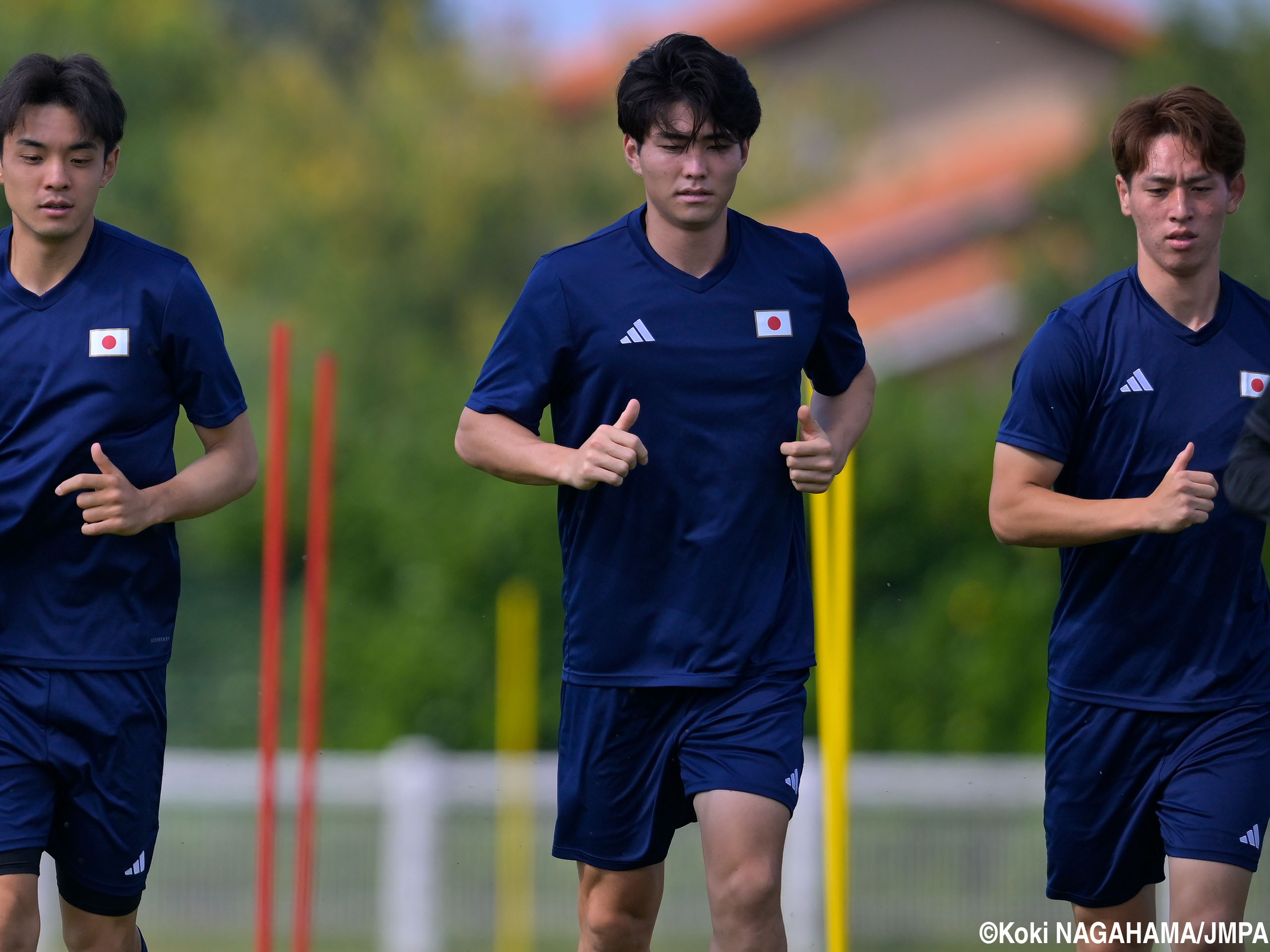 一発勝負の準々決勝スペイン戦へ! U-23日本代表が前日練習…木村誠二、鈴木海音、西尾隆矢、高井幸大(16枚)