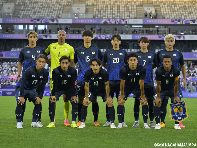 パリ五輪スペイン戦スタメン発表! U-23日本代表はベスト4を懸けた大一番へ