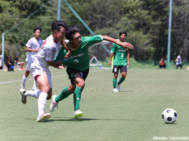 昌平救ったシュートブロック。U-16代表、9か月離脱も経験した注目左SB上原悠都がインハイVをきっかけに再び飛躍へ