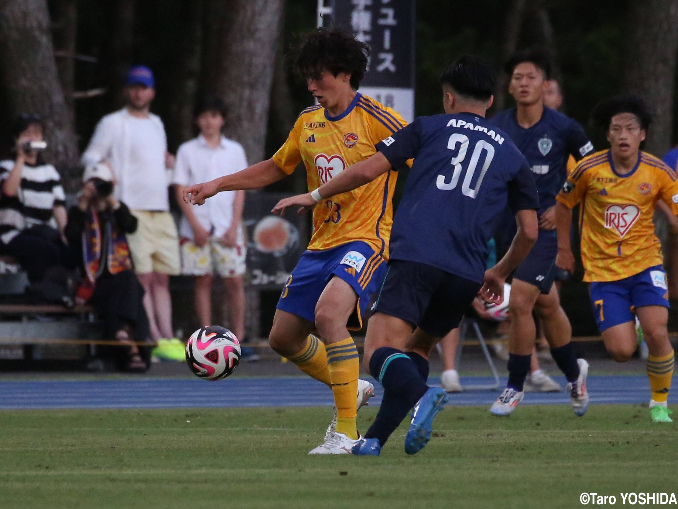 [クラブユース選手権(U-18)]PK獲得の仙台ユースFWピドゥ、2種登録のCB一色(6枚)