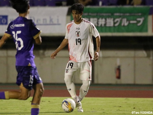 U-17日本代表MF杉浦誠黎(湘南U-18)が決勝ゴール。初代表の高速ドリブラーは憧れを「越えていく」「もっと自分を出す」