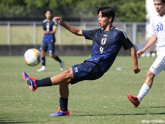 [Balcom BMW CUP]賢さやボールコントロール、万能性をU-17代表で発揮。DF佃颯太(横浜FCユース)は特長を初V狙うプレミアリーグEASTでも