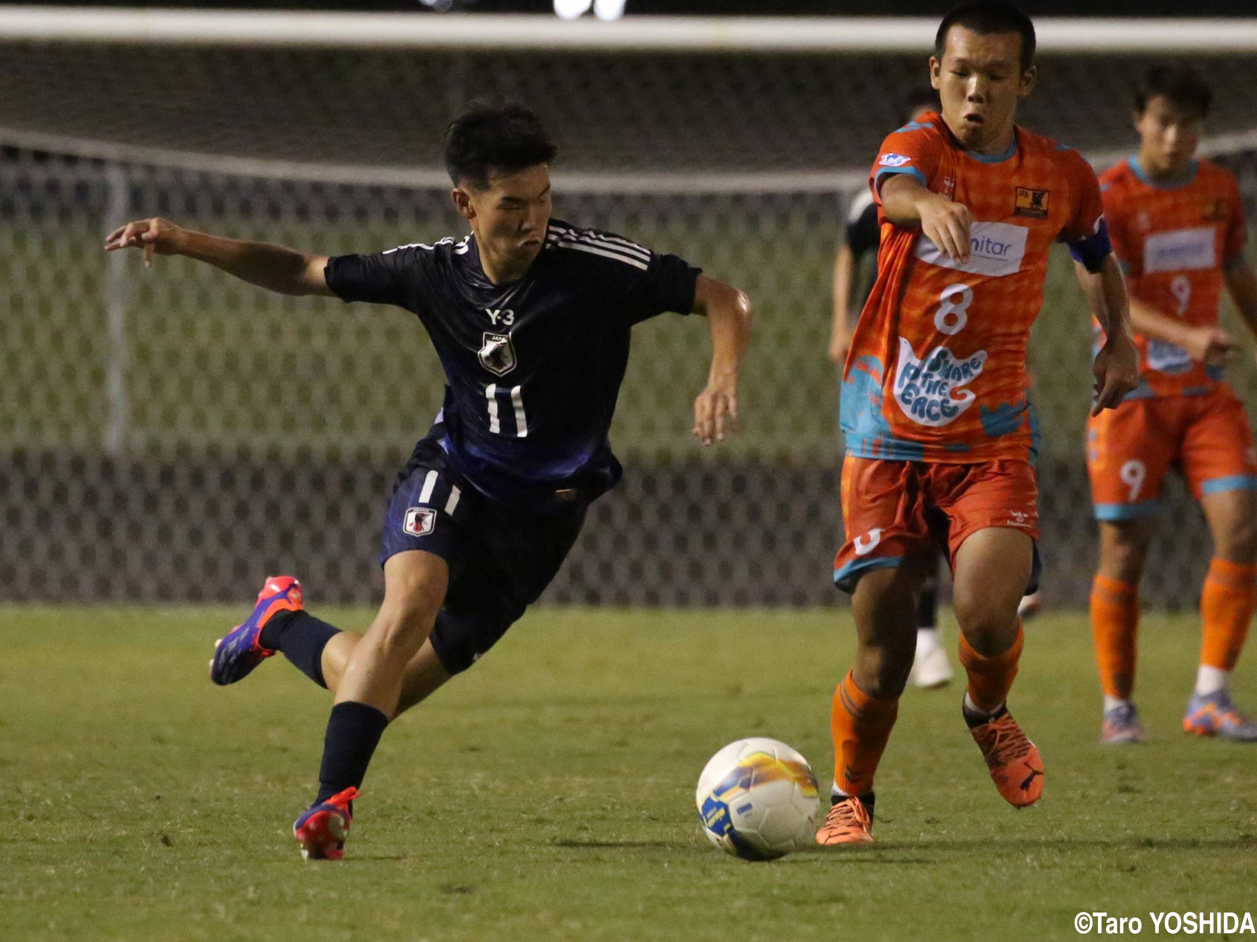 [Balcom BMW CUP]U-17日本代表、交代出場で勝利貢献のFW中積、MF和田、MF木村、左SB小浦とサブ組(13枚)