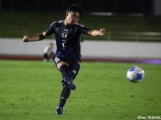 [SBS杯]右サイドから相手を押し返したU-18日本代表SB柴田(川崎F U-18)、SH南(日章学園)(7枚)