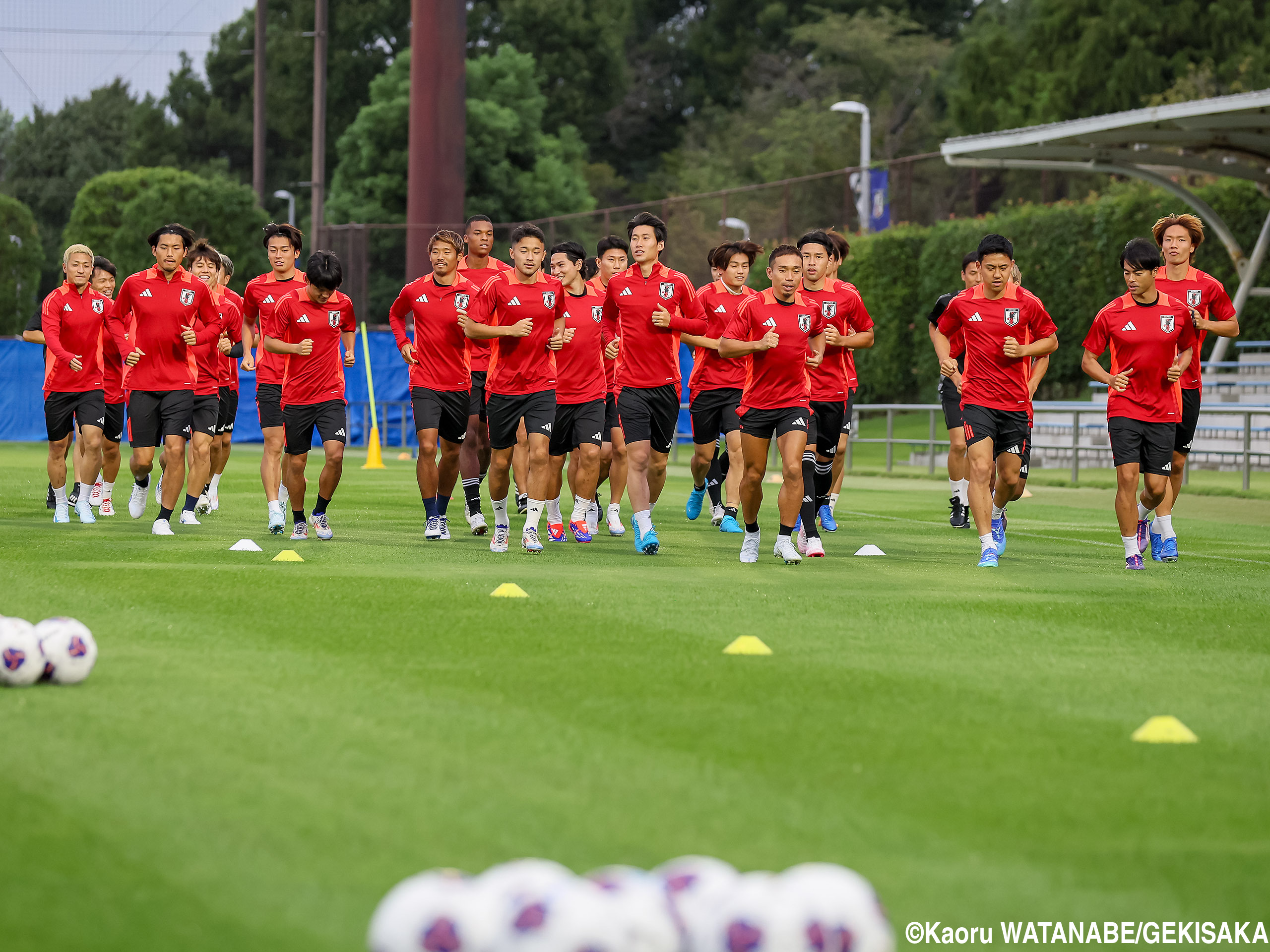 活動2日目の森保Jは全員集合! W杯最終予選に向けて本格スタート(31枚)