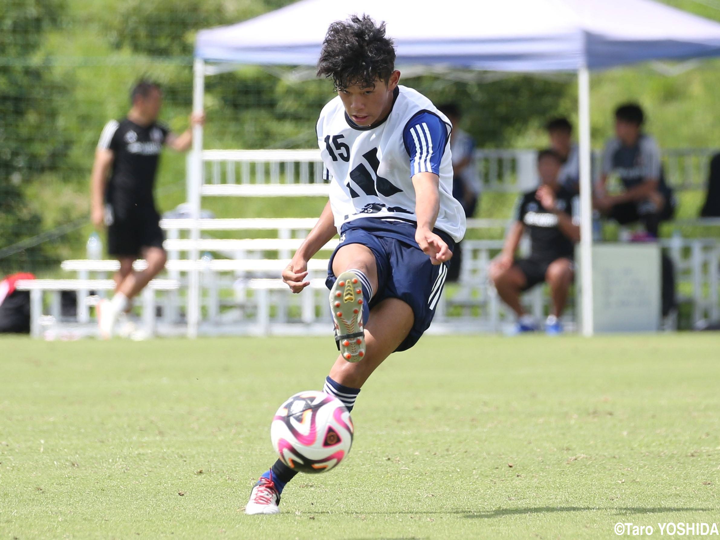 U-15日本代表候補合宿2日目、チーム白は得失点ともに増えるも午後に意地のドロー(35枚)