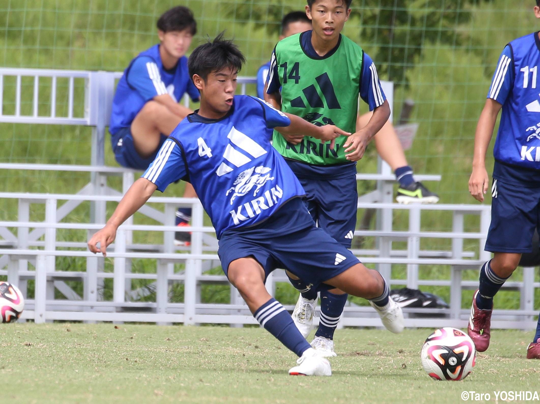 U-15日本代表候補合宿最終日、チーム青の14人(33枚)