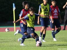 U-17日本代表合宿初日から存在感。MF川合徳孟(磐田U-18)は今後の代表活動へ向けて「大事な大会」で躍動する