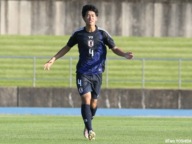 [MOM4825]U-17日本代表DF林駿佑(川崎F U-18、2年)_代表デビュー戦でチームを統率。声と粘り強い対応で無失点勝利