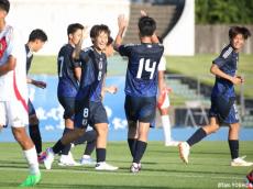 「結果っていうところは大事にしたい」。MF田中希和(FC東京U-18)がU-17日本代表デビュー戦で初ゴール