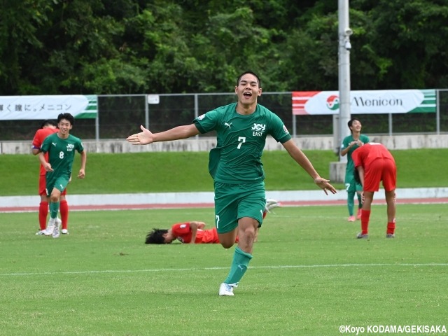 後半ATに川村求(横河武蔵野FC)が決勝弾!U-15世代東西対抗メニコンカップは打ち合いを制したEASTに軍配