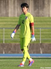 [国際ユースサッカーin新潟]U-17日本代表のゴールを守ったGK佐々木智太郎(昌平)、GK小川(広島ユース)(8枚)