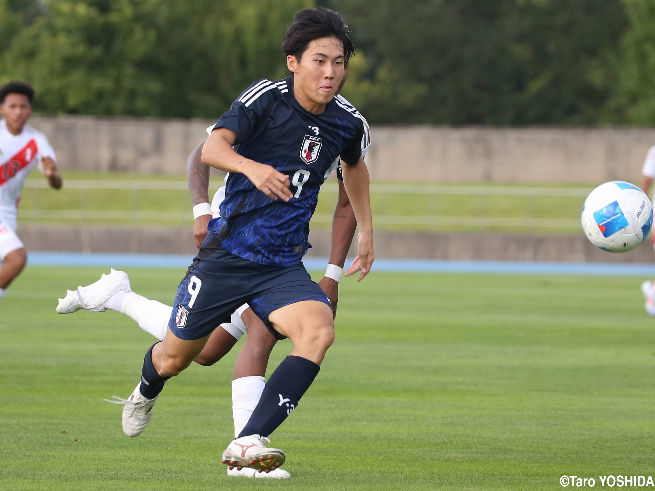 [国際ユースサッカーin新潟]果敢にゴールを目指したU-17日本代表FW陣、3戦2発の大西(名古屋U-18)&澤井(柏U-18)(9枚)