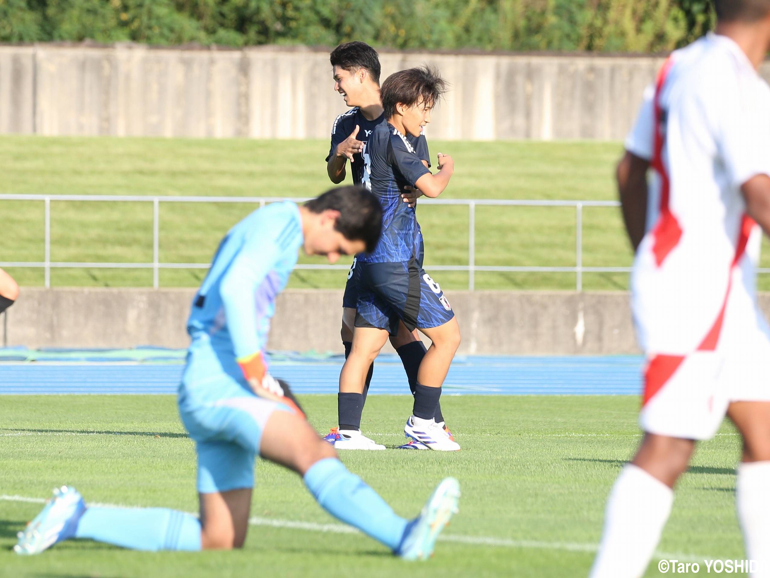 [国際ユースサッカーin新潟]交代出場のU-17日本代表MF田中(FC東京U-18)が初戦でまず1得点。3戦計4発の大活躍