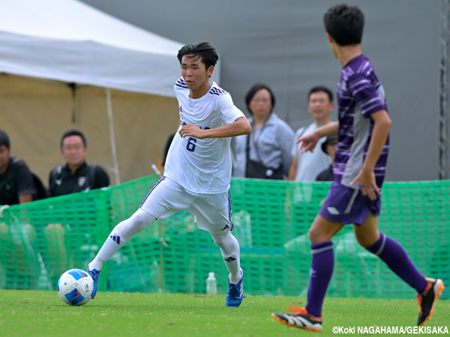 [国スポ少年男子]6発快勝の東京都を支えた「外せない」選手。MF今井宏亮(東京Vユース)がボールハントを連発