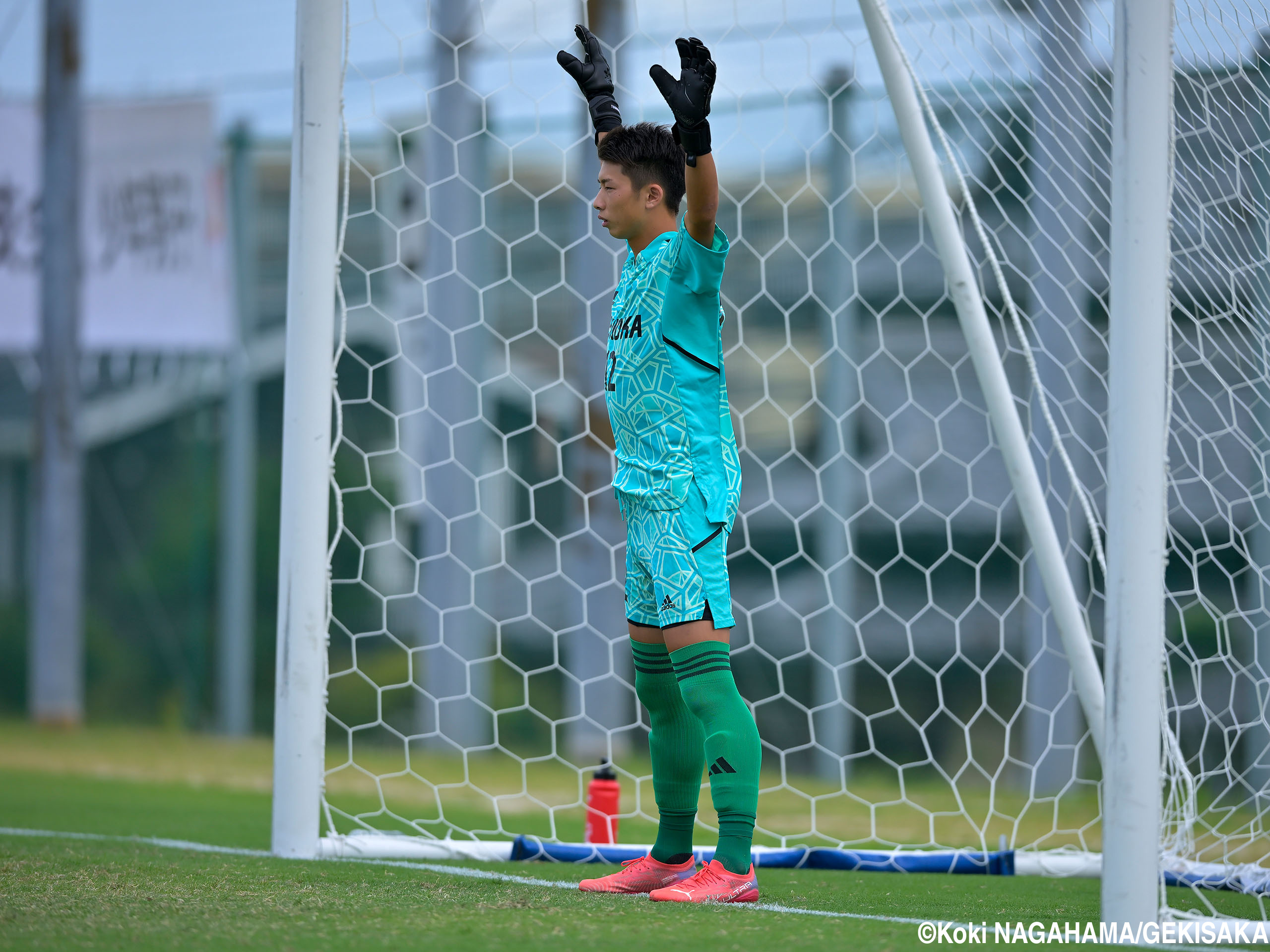 [国スポ少年男子]福岡県を準決勝へ導くPKストップ! 福岡U-18GK田中利玖は途中出場でヒーローに(8枚)