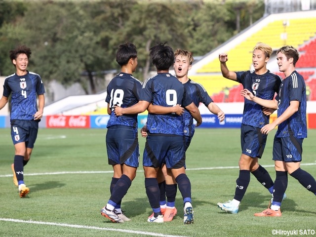 “ロス五輪世代”U-19日本代表がU20アジア杯予選でGL白星発進! 神田奏真がヘッド2発でトルクメニスタンを完封撃破