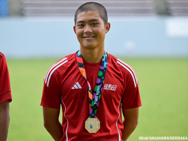 [国スポ少年男子]8年ぶりV!広島県登録全16選手コメント_FW菊山璃皇(広島ユース)「代表、ワールドカップがあるんで、そこに入っていけるように」