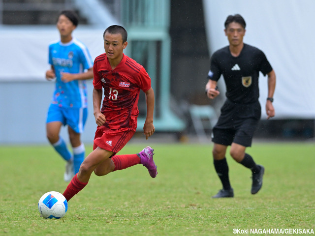 [国スポ少年男子]8年ぶりV!広島県登録全16選手コメント_MF河上颯希(広島ユース)「毎試合毎試合、自分が点取るっていうことを意識して試合をしたいです」