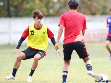 U-19日本代表“背番号10”大関友翔はフルメニュー完遂、国内合宿から別メニュー続くも復調へ(6枚)