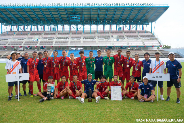 [国スポ少年男子]広島県が延長V。総合優勝も果たし、“サッカー王国・広島”「復活の1歩目」を踏み出す