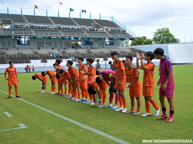 [国スポ少年男子]愛媛県は歴史を塗り替える4位。主将のMF渡邉俊史(松山北)「これからの愛媛のサッカーに繋げていきたい」