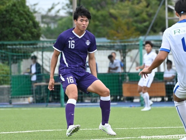 [関東]明治大FW馬場惇也、葛藤の中で進む大学サッカーカウントダウン「一日一日が勝負」