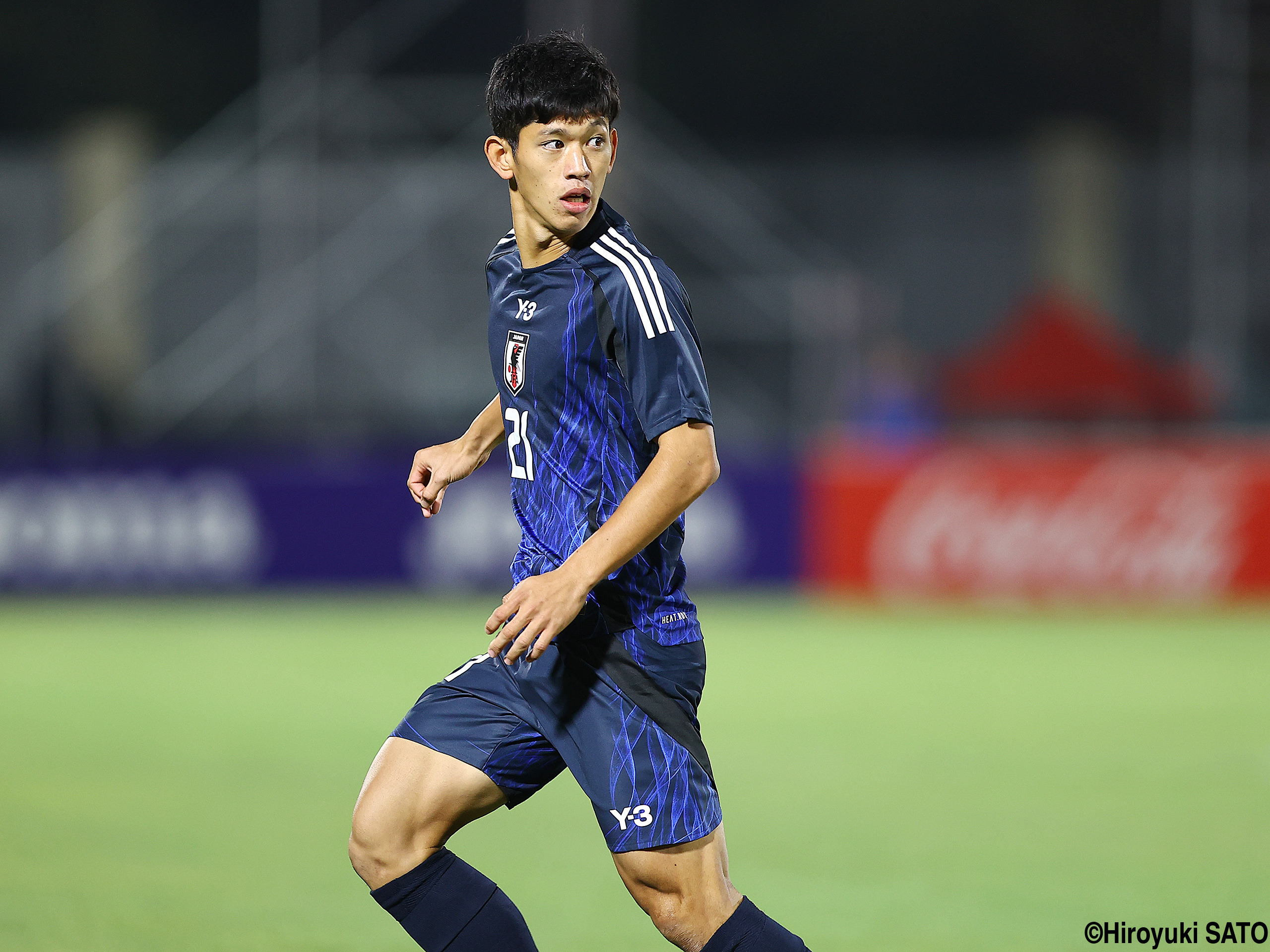 U-19日本代表DF布施克真は今大会で初先発、右SBとして後半ATまでプレー(4枚)