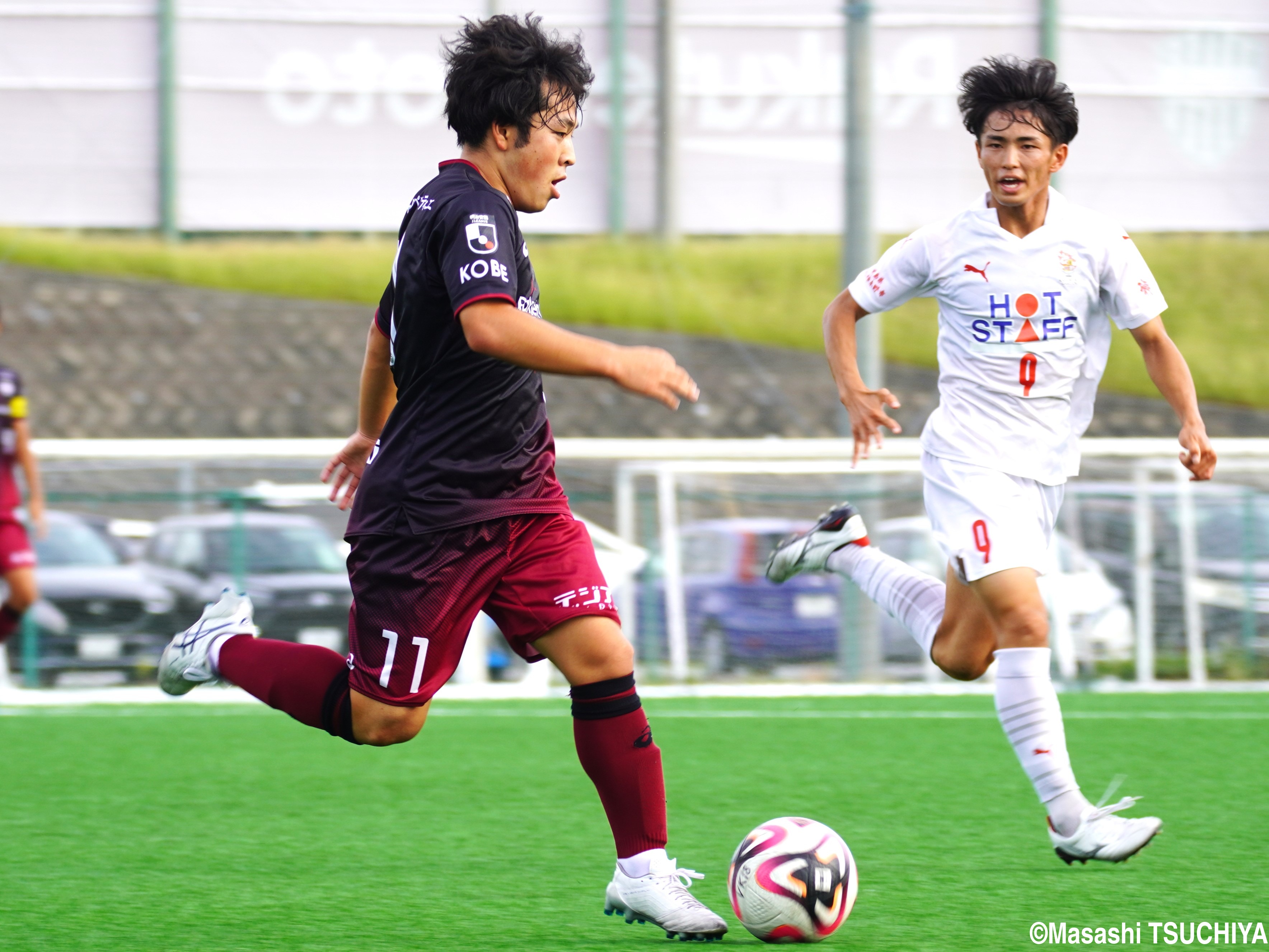 [プレミアリーグWEST]神戸U-18は神村学園相手に終盤の決勝ゴールでリーグ6連勝を達成!(20枚)