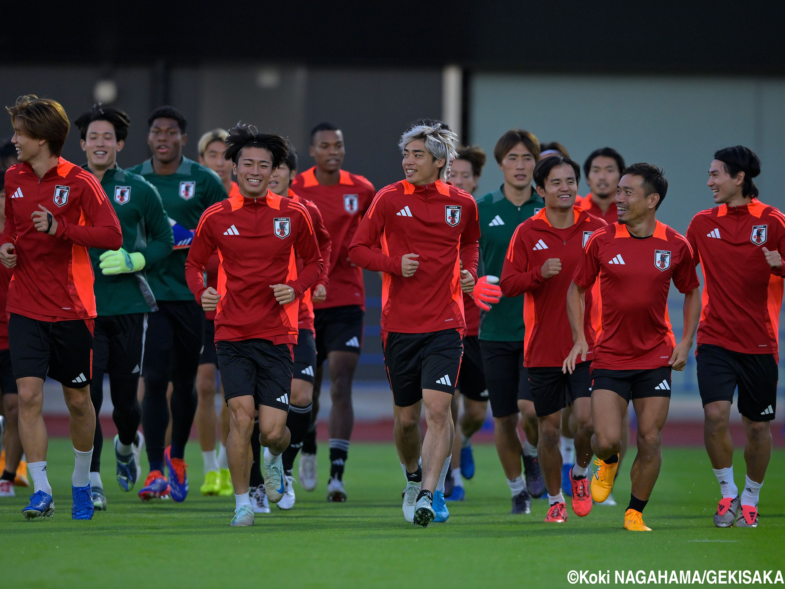 最終予選3連勝でW杯にまい進する日本代表…日本到着からオーストラリア戦に再始動(14枚)