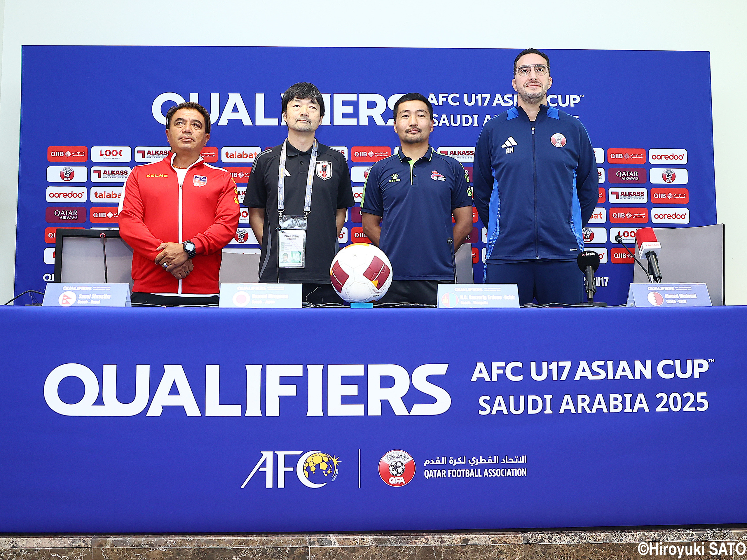 [U17アジアカップ予選]23日開幕。U-16日本代表・廣山監督が記者会見で意欲(9枚)