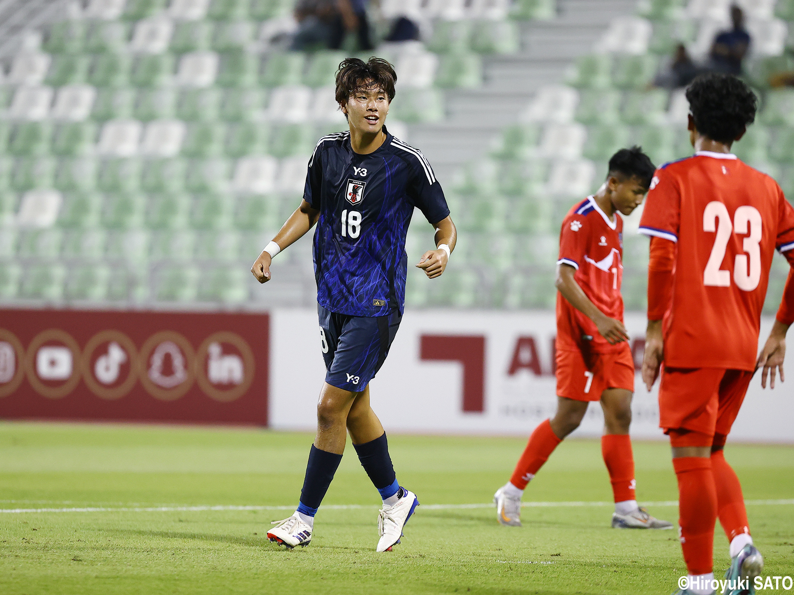 4発鮮烈デビュー!! U-16日本代表FW谷大地がヒールシュートでも2得点(11枚)