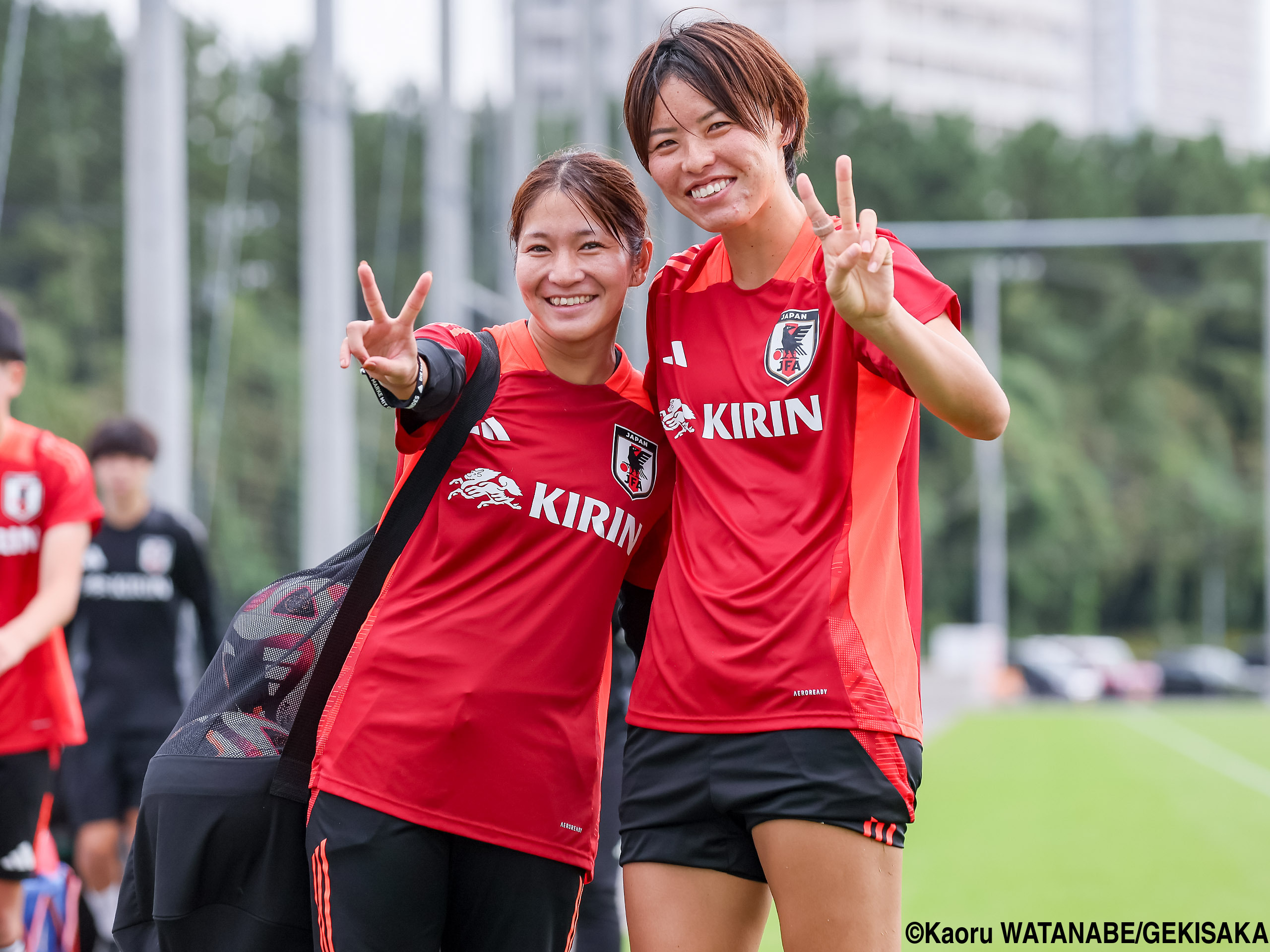 なでしこJは合宿4日目終了! 26日韓国戦に向けて選手も笑顔(18枚)