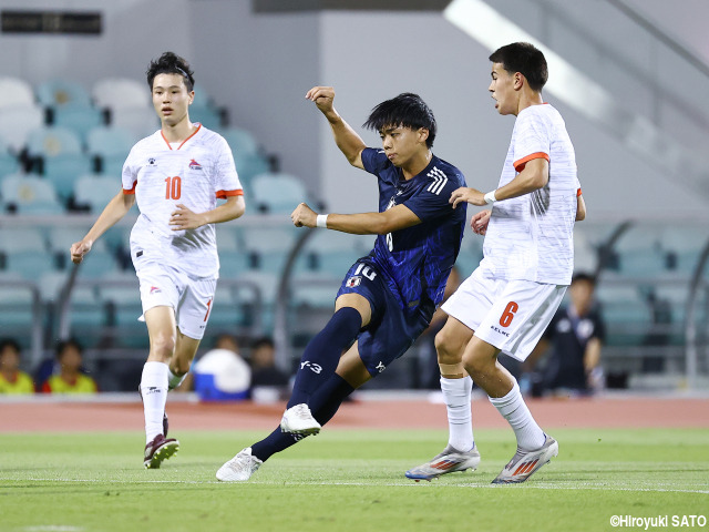 総力で戦う“08ジャパン”、モンゴルに7-0圧勝でU17アジア杯出場に王手!! 首位でカタールとの頂上決戦へ