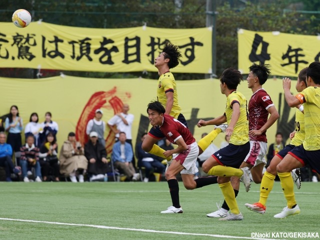 [MOM998]慶應義塾大FW香山達明(4年)_覚悟とともに引き継いだNo.9「重みは人一倍意識してプレーしている」