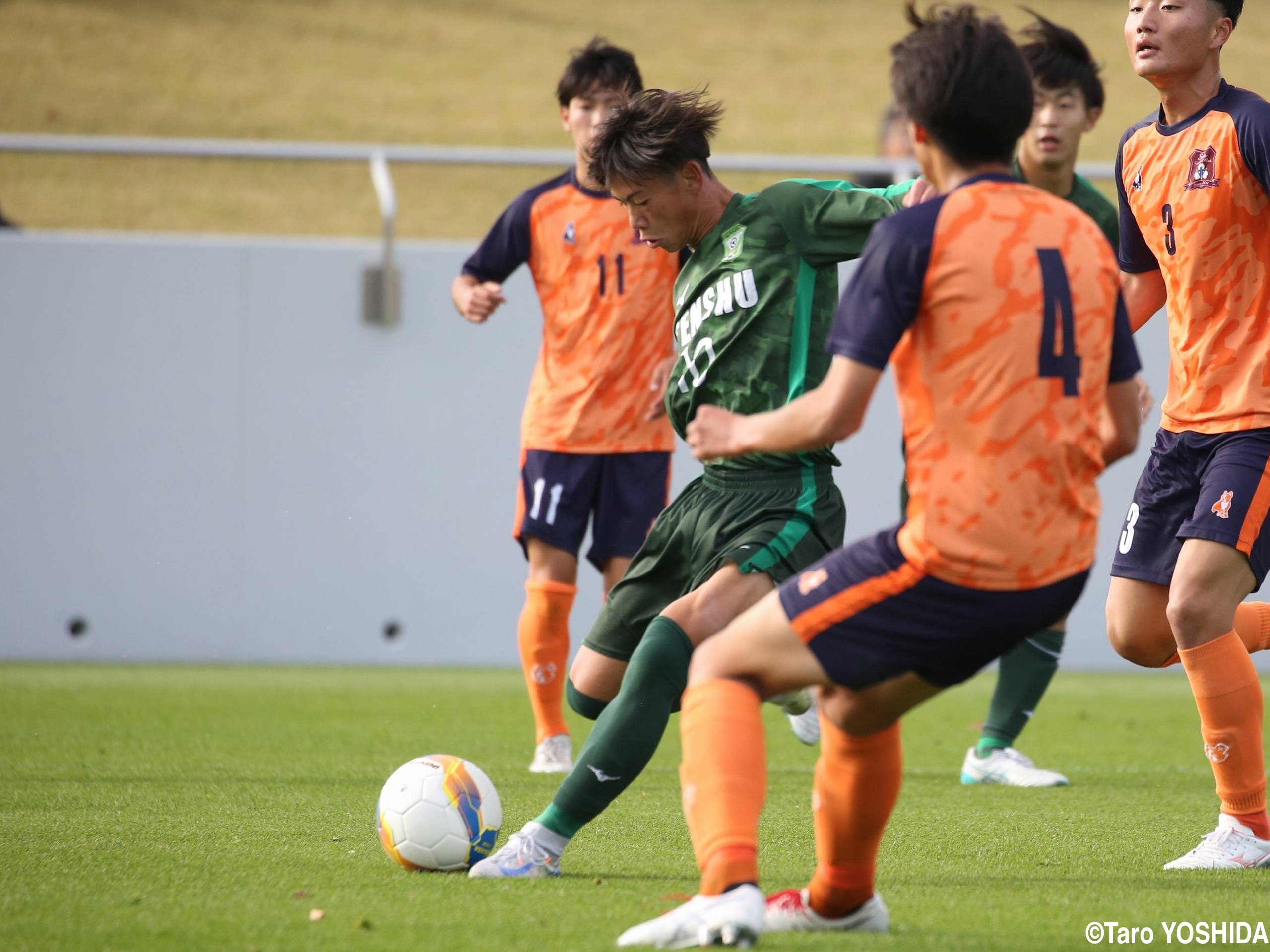 [選手権予選]専修大北上の2年生10番、FW山崎が2試合連続2ゴール:岩手(8枚)