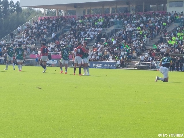 [選手権]注目FW高岡伶颯が2ゴール!! 日章学園、宮崎一に5発快勝で3連覇達成!!:宮崎